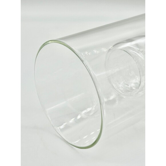 Hand Blown Glass Tea Light Votive Candle Holder Hurricane Style - Picture 4 of 6